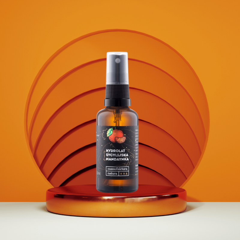 manufaktura natura-hydrolat mandarynka sycylijska-nawilzajacy-tonizujacy-regenerujacy-antyoksydacyjny-dla-kazdego-typu-skory-weganski-50-ml