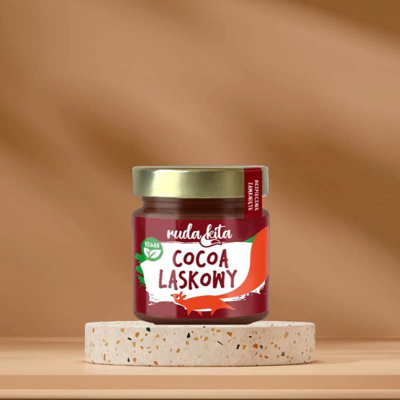 ruda-kita-cocoa-laskowy-200-g-pasta-orzechowa-z-orzechow-laskowych-maslo-orzechowe-weganskie-naturalne-bez-oleju-palmowego-zdrowa-przekaska