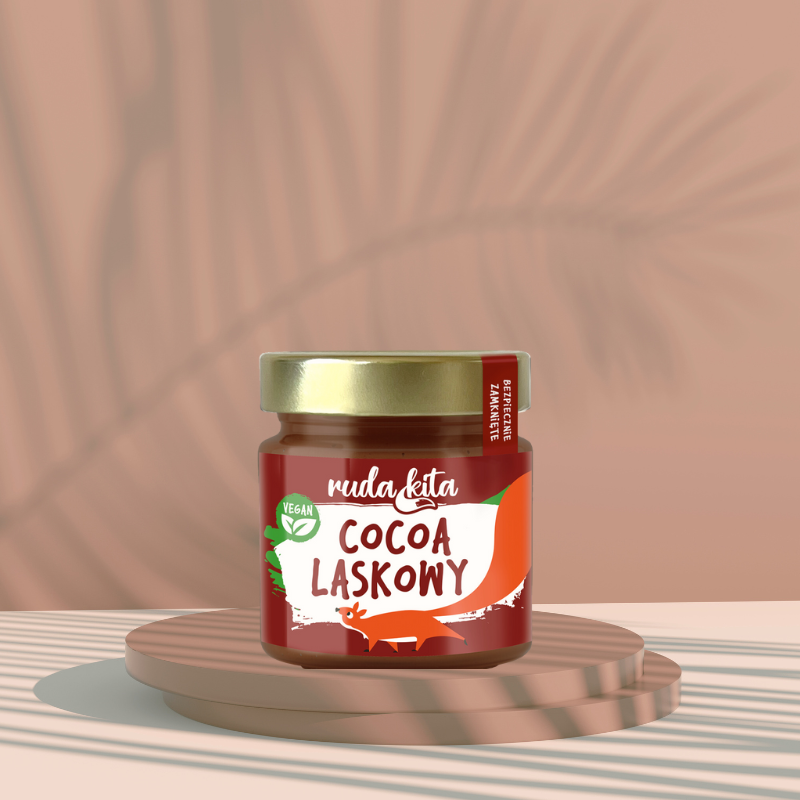 ruda-kita-cocoa-laskowy-200-g-pasta-orzechowa-z-orzechow-laskowych-maslo-orzechowe-weganskie-naturalne-bez-oleju-palmowego-zdrowa-przekaska