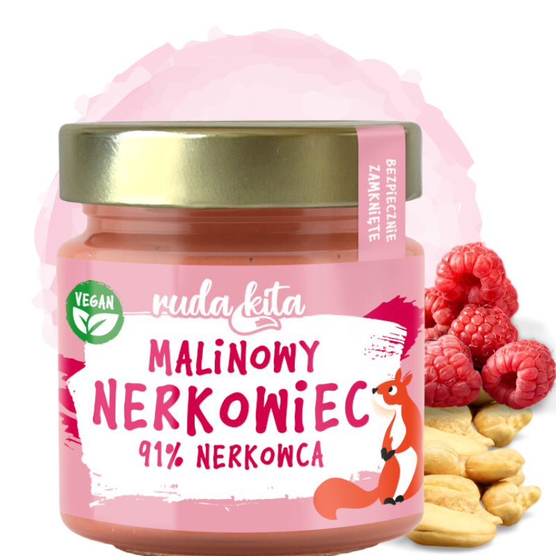 ruda-kita-malinowy-nerkowiec-pasta-kanapkowa-orzechowa-z-nerkowca-z-malina-bez-dodatku-soli-weganska-200-g-zdrowa-przekaska