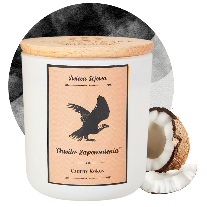 bieszczadzka-sadyba-chwila-zapomnienia-swieca-sojowa-o-zapachu-czarnego-kokosa-naturalna-z-olejkami-eterycznymi-bez-parafiny-ekologiczna-handmade-180-g