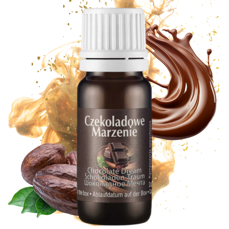 naturalny olejek zapachowy czekoladowe marzenie bamer do kominka i prania