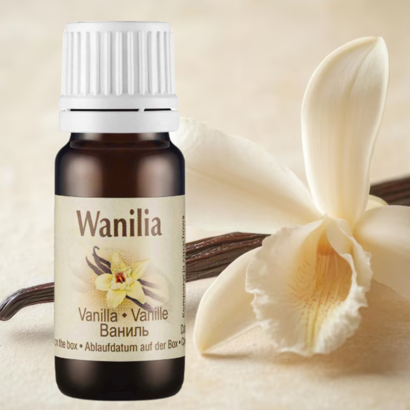 waniliowy olejek zapachowy bamer 7 ml z kwiatem i laska wanilii