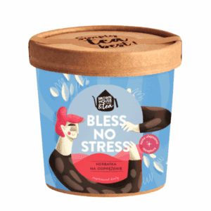 herbatka ziołowa bless no stress brown house tea 50g w papierowym opakowaniu