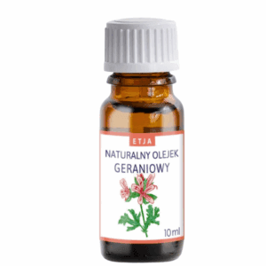 olejek eteryczny geraniowy Etja 10 ml do kominka, kąpieli i prania