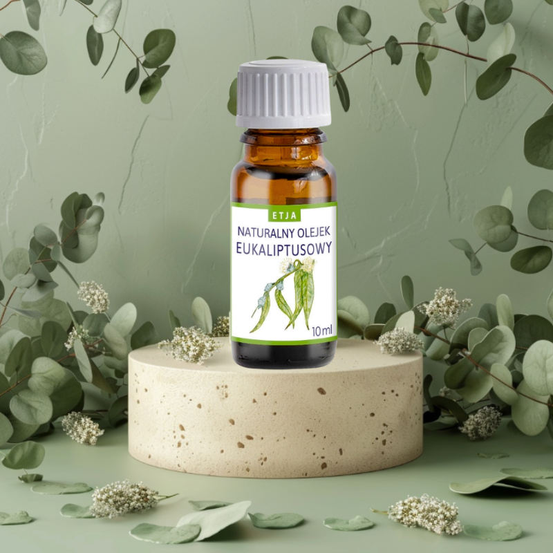 olejek eteryczny eukaliptusowy Etja 10 ml do dyfuzora i aromaterapii