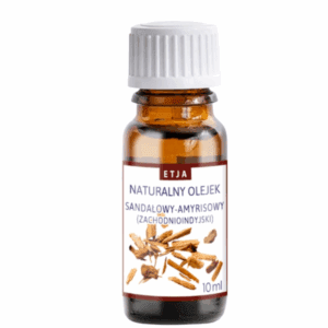 ALT: naturalny olejek sandałowy Amyris Etja 10 ml do dyfuzora, kominka i pielęgnacji skóry