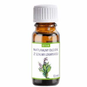 alt naturalny olejek eteryczny z szałwii lekarskiej Etja 10 ml do kominka i masażu