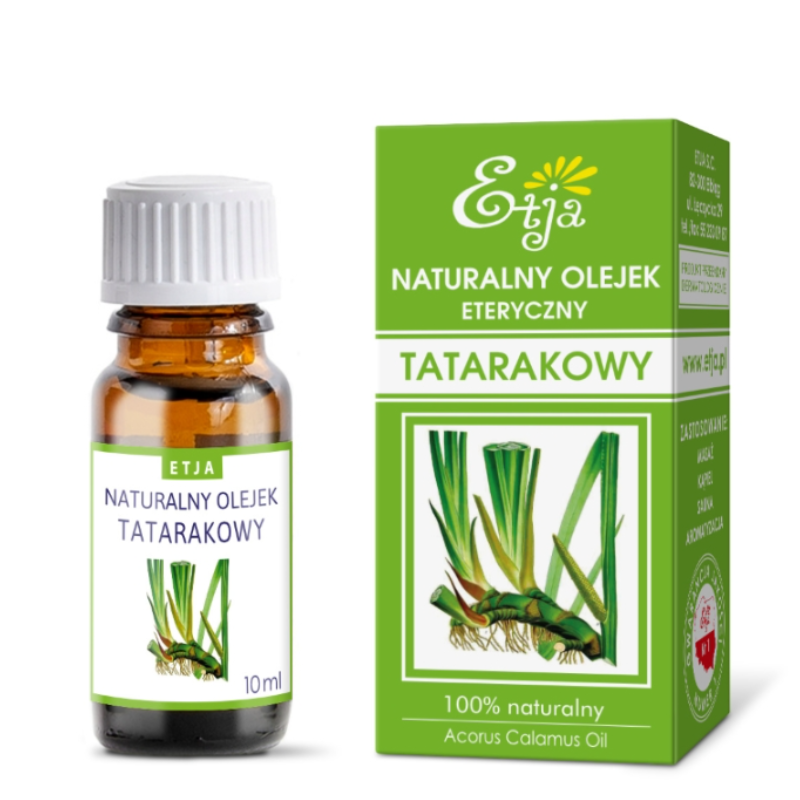 olejek eteryczny tatarakowy Etja 10 ml do dyfuzora i płukanek włosów