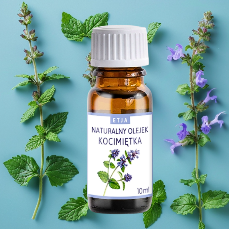 olejek eteryczny z kocimiętki Etja 10 ml do kominka, kąpieli i prania