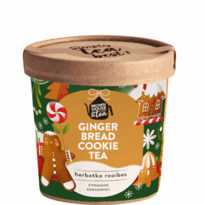 herbatka rooibos Gingerbread Cookie Tea Brown House & Tea 50 g w opakowaniu świątecznym
